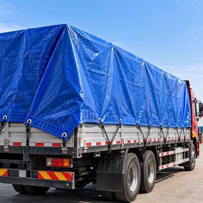 Heavy Duty 200gsm Waterproof Tarpaulin Sheet With Reinforced Edges For Truck Cargo Cover