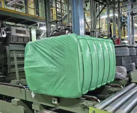 buy 500kg Large Capacity Polyester Staple Fiber Bulk Bag With Full Open Top For Recycled Fiber Packaging online manufacture