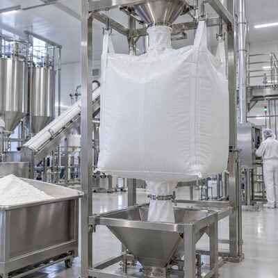 Acquistare 1000 kg sacchetto di grassi alimentari con becco di riempimento e scarico per la manipolazione di polveri di grassi online manufacture