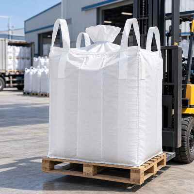 buy Palletized Powder Transport Baffle FIBC Bag With Four-Loop Top-Fill online manufacture