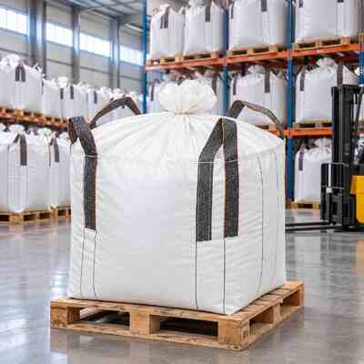 buy 1000KG Battery Material Bulk Bag With Aluminum Foil Inner Liner For Lithium Battery Powder Packaging online manufacture