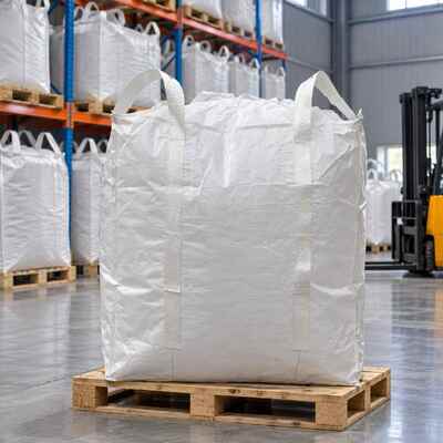 buy 160gsm Coated Fertilizer FIBC Bag With 4 Internal Baffles For Bulk Packaging online manufacture