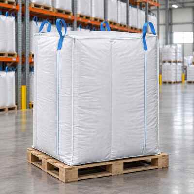 buy 190 G/M² 1 Ton Coated Lithium Carbonate FIBC Bag With Internal Baffles online manufacture