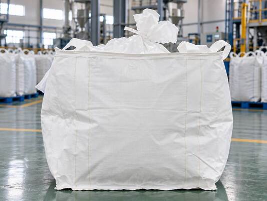 buy Custom Size Lithium Carbonate FIBC Bag With Configurable Spouts And Baffles online manufacture