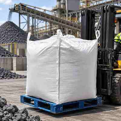 buy Custom Mineral Fibc Bulk Bag With Side-Seam Lifting Loops For Ore Handling online manufacture