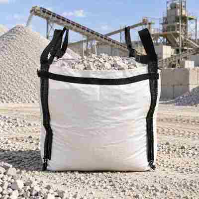 buy Four Side-Seam Loop Mineral FIBC Bulk Bag With ≥18000 N Lifting Straps online manufacture