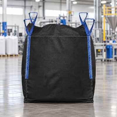 Acheter Sacs FIBC en poudre de graphite à quatre boucles avec surpiqûre diamantée de 40 cm online manufacture