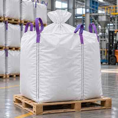 يشتري أكياس FIBC مسحوق الجرافيت بقوة نسيج ≥1650N لمناولة المواد السائبة online manufacture