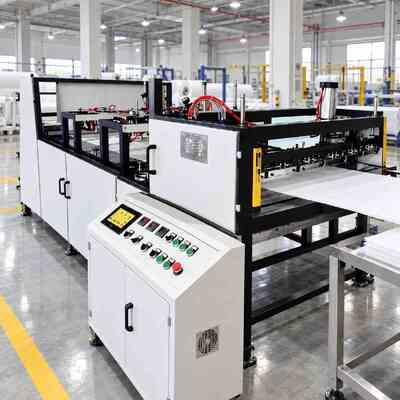 buy 15–18 Pcs/Min FIBC Cutting Machine With Cold And Hot Cutting For PP Woven Bag Production online manufacture