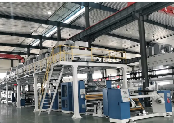buy 400–450 Kg/H Extrusion Output Film Coating Machine For Mineral Powder Sack Fabric online manufacture