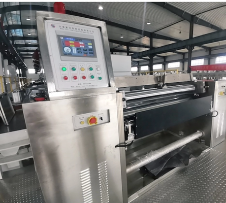 buy Double Station Rewinding Film Coating Machine For Bulk Bag Fabric Production online manufacture